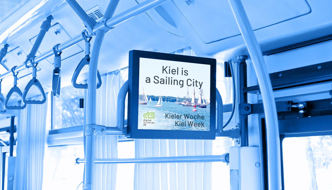 Verkehrsmittelwerbung: Innovative Bildschirme im ÖPNV