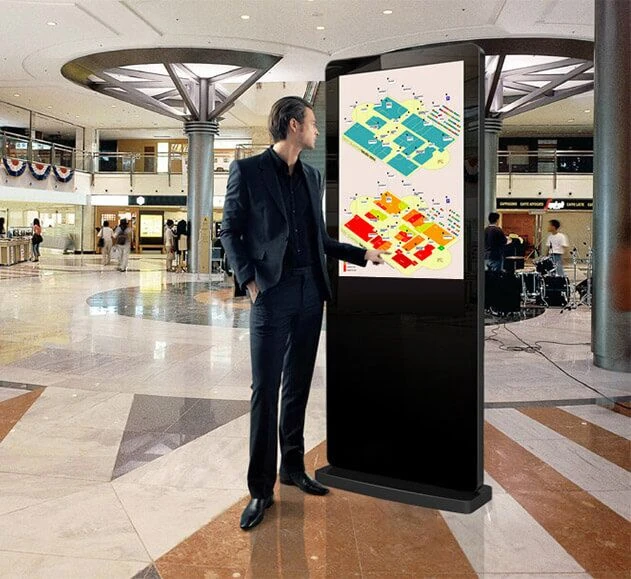 Digital Signage Touch-Stelen